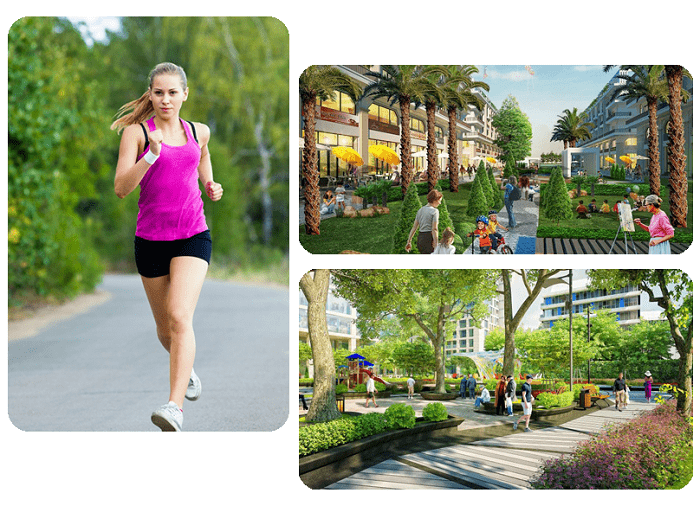 Công viên cây xanh thoáng mát dự án Như Quỳnh Diamond Park Công viên cây xanh thoáng mát dự án Như Quỳnh Diamond Park