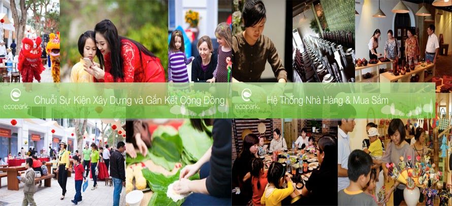 Hệ thống nhà hàng và mua sắm chung cư Ecopark Văn Giang