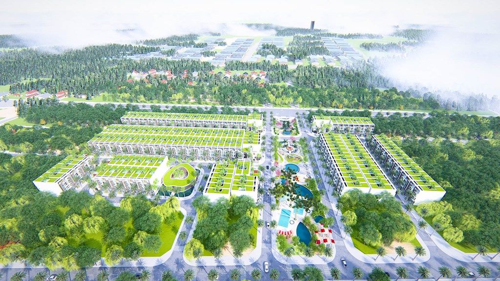 Phối cảnh tổng thể dự án Finsion Complex City