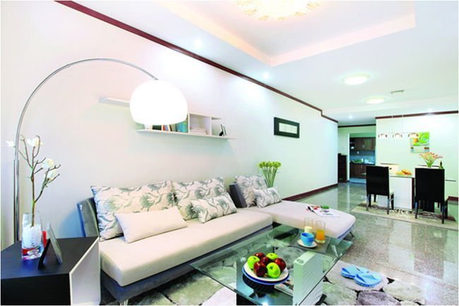 Phòng khách căn hộ Hoàng Anh Thanh Bình