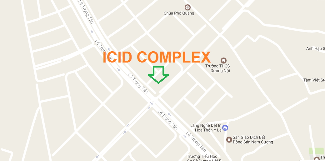 Vị trí chung cư ICID Complex