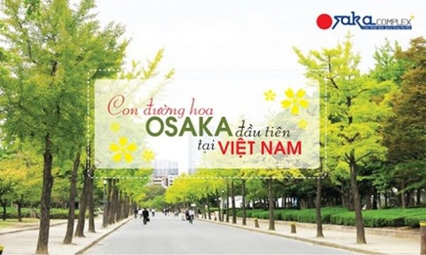 Con đường hoa Osaka đầu tiên tại Việt Nam