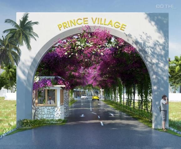 Cổng chào mang phong cách nhiệt đới dự án  Princess Villas Hồ Tràm