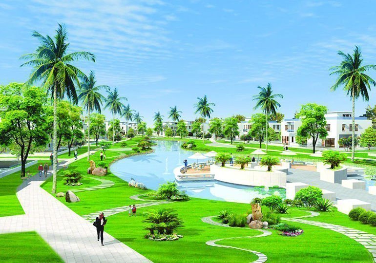 Công viên ven hồ dự án An Nhơn Green Park