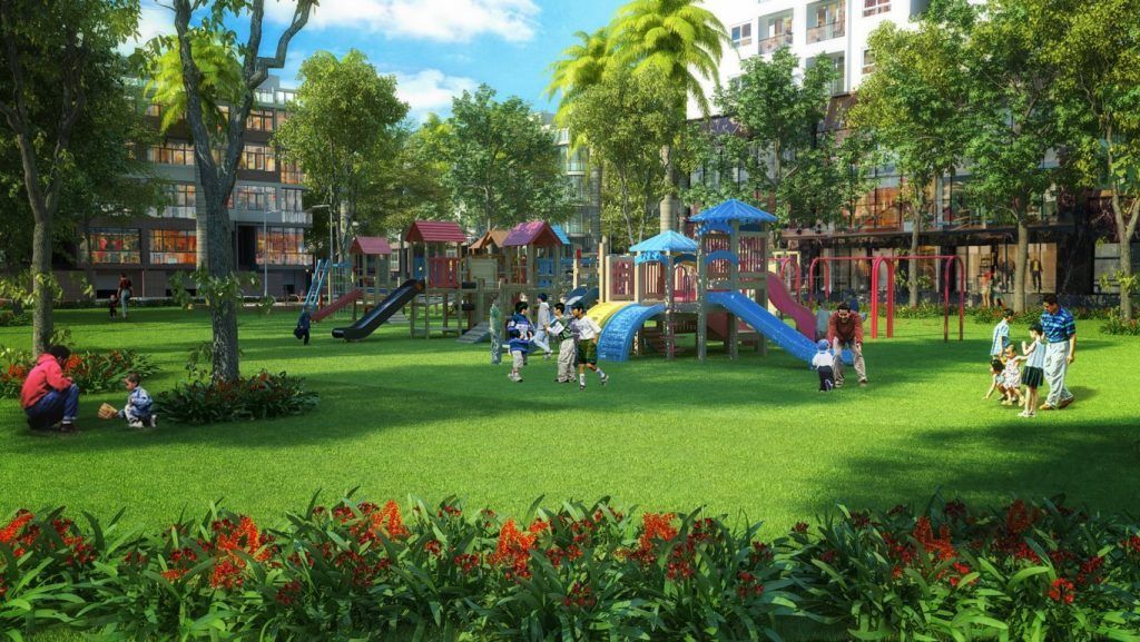 Công viên vui chơi cho trẻ ngay trong khu đô thị Susan Yên Phong 
