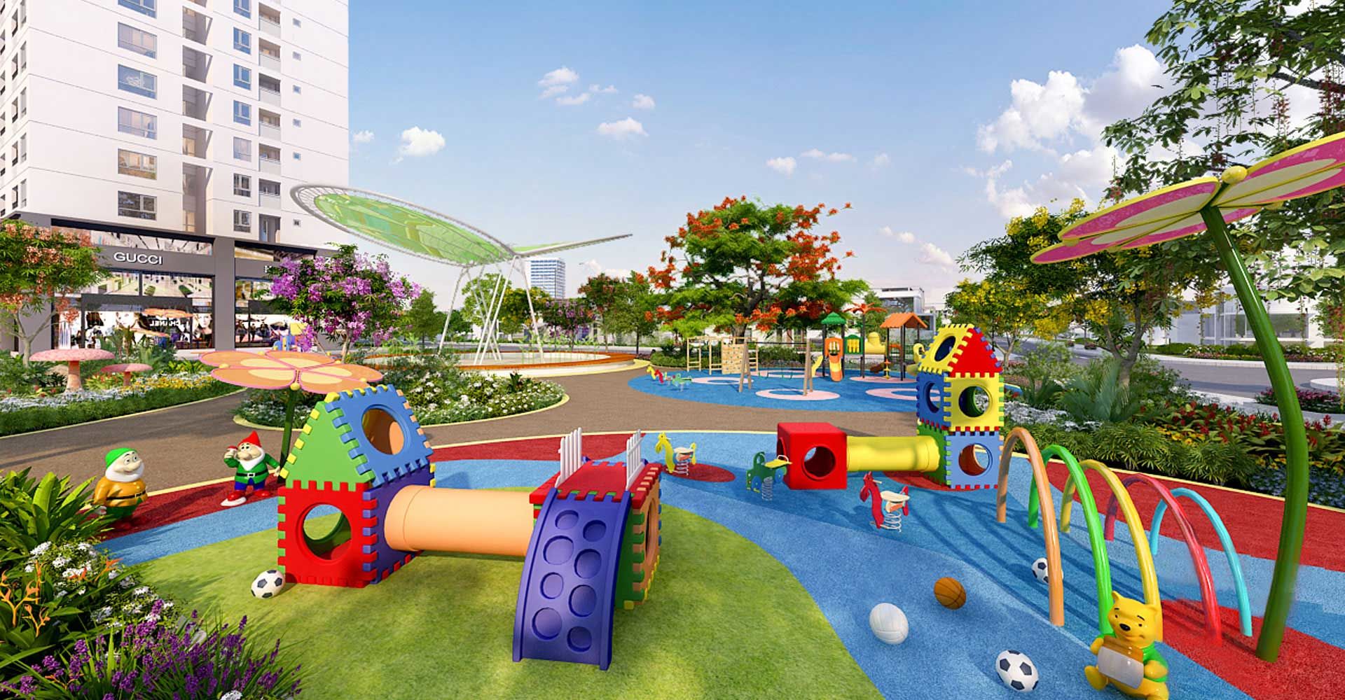 Công viên vui chơi cho trẻ thỏa sức sáng tạo tại Lavida Plus