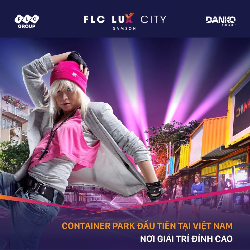 Container đầu tiên tại Việt Nam dự án FLC Lux City Sầm Sơn