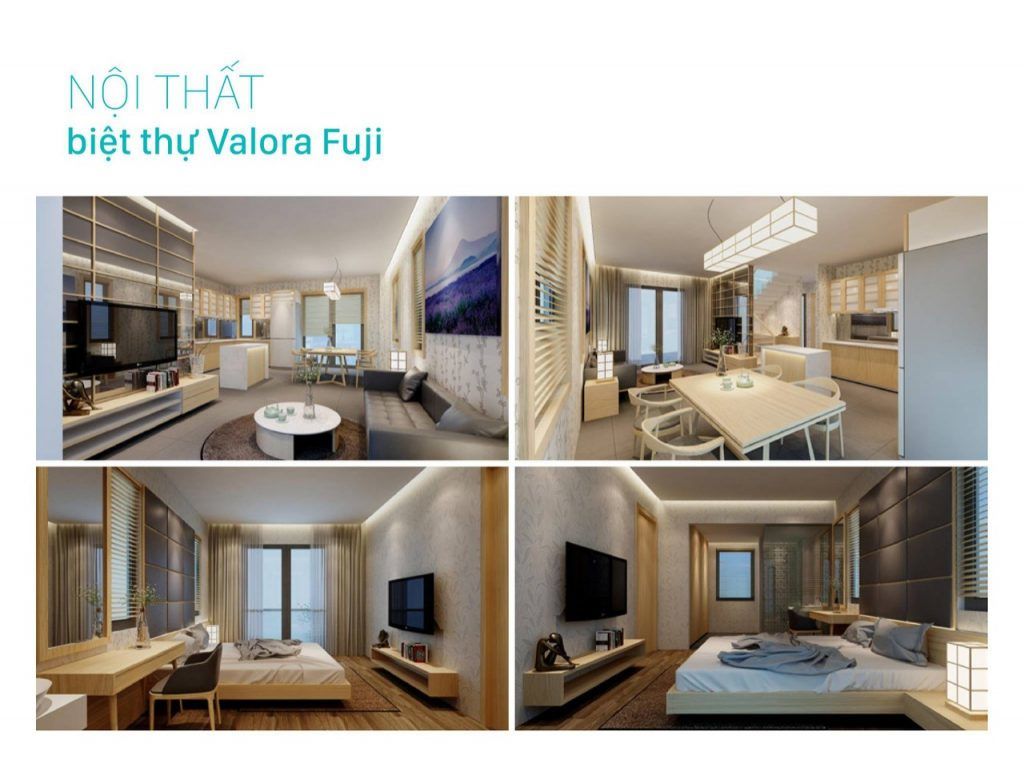 Mẫu thiết kế nội thất biệt thự Valora Fuji