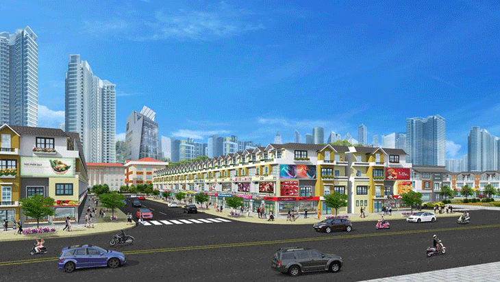 Nhà thương mại tại dự án Đại Phước Center City 