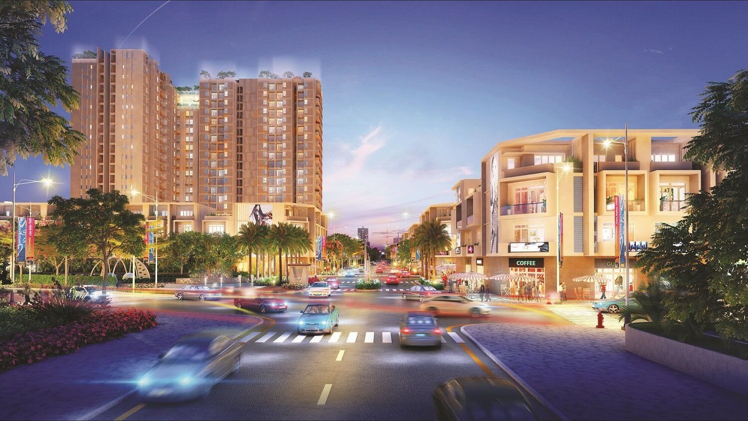 Phối cảnh dự án khu đô thị Biên Hòa Center Mall