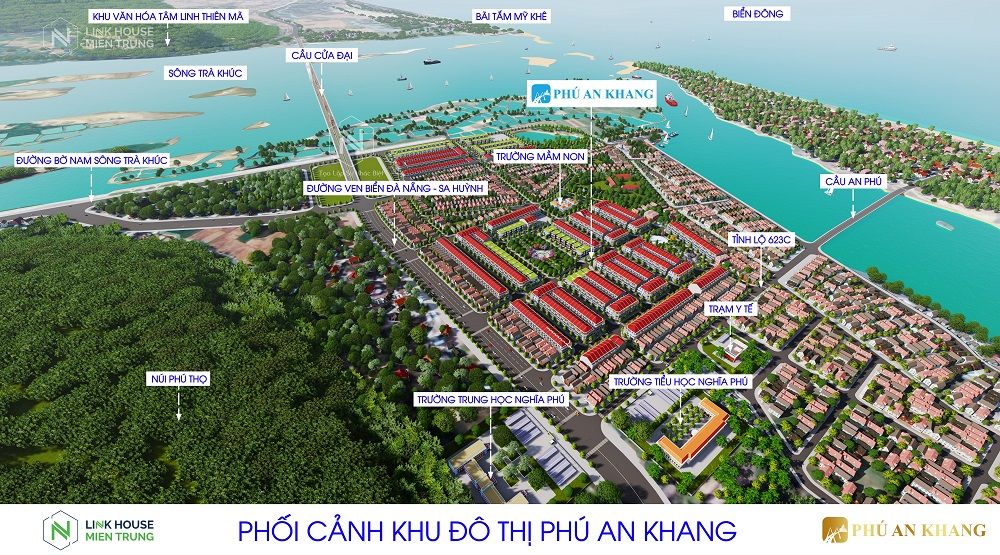 Phối cảnh dự án khu đô thị Phú An Khang