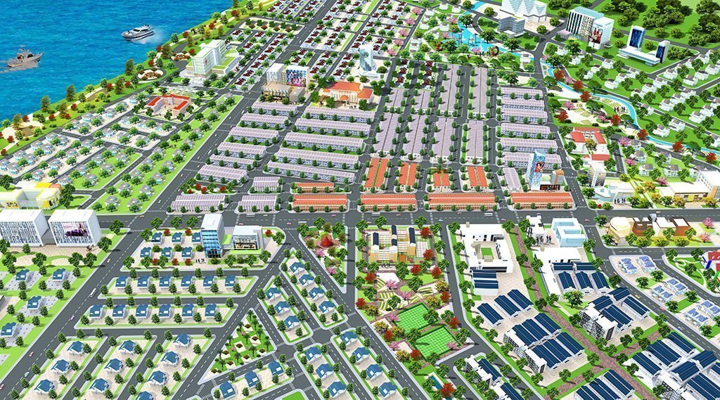 Phối cảnh tổng thể dự án Biên Hòa New Town 2