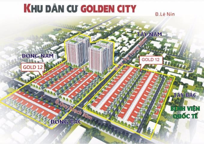 Phối cảnh tổng thể dự án Golden City 12