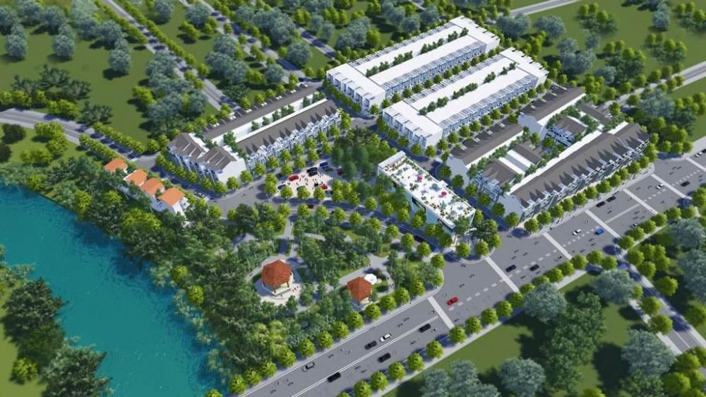 Phối cảnh tổng thể dự án khu đô thị Nam Hồng Garden Từ Sơn