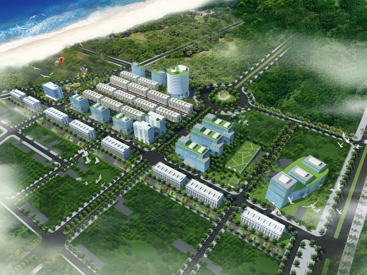 Phối cảnh tổng thể Hoàng Hải Complex Phú Quốc