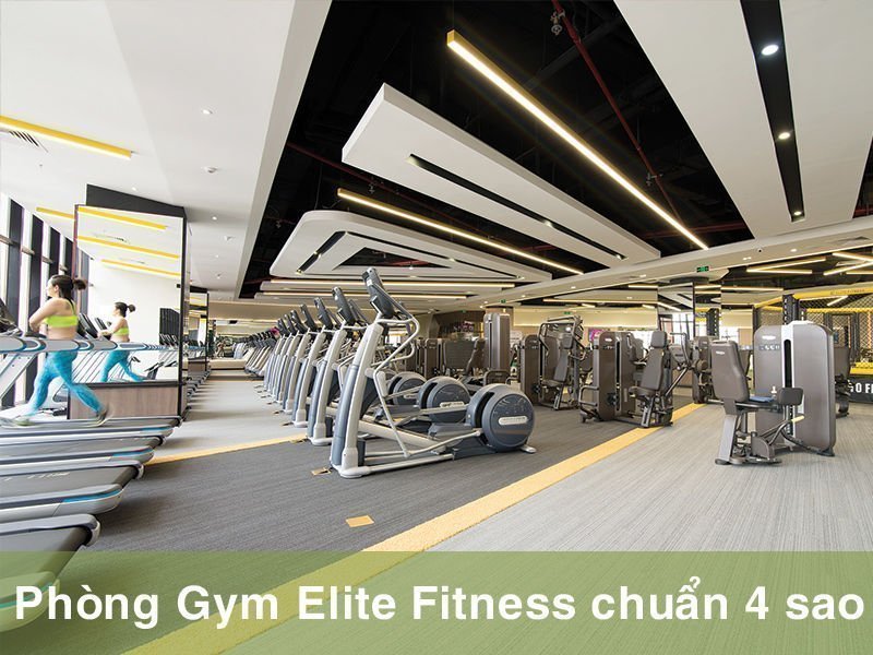 Phòng Gym Elite Fitness chuẩn 4 sao tại Green Bay Garden