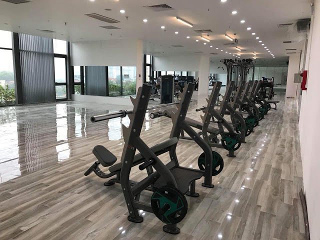 Phòng tập Gym với những thiết bị hiện đại cuaqr Ecolife Captiol