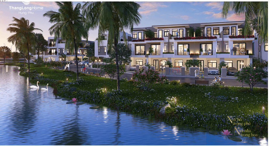 Thiết kế biệt thự ven sông dự án Thăng Long Home