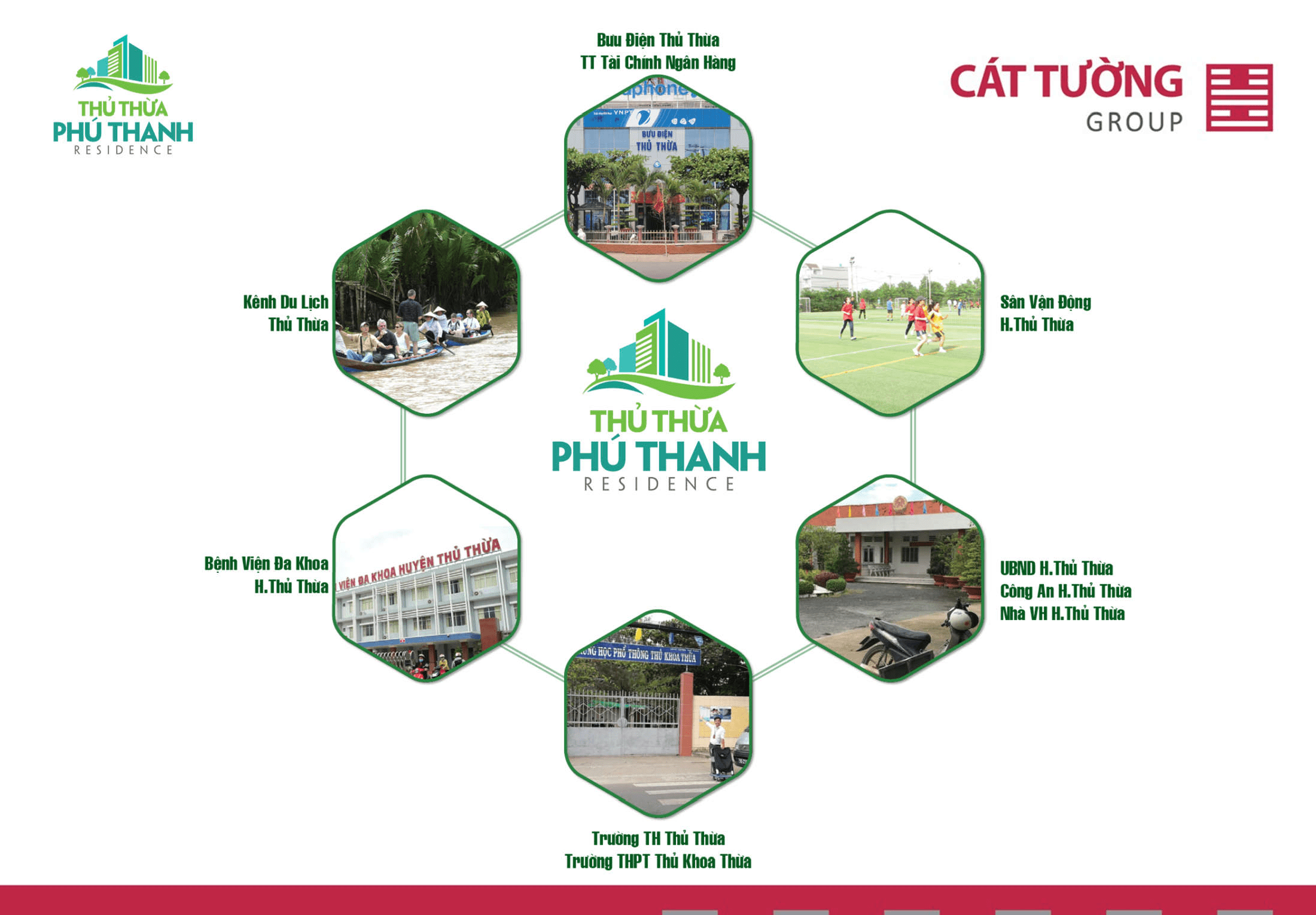 Tiện ích vùng dự án Thủ Thừa Phú Thanh