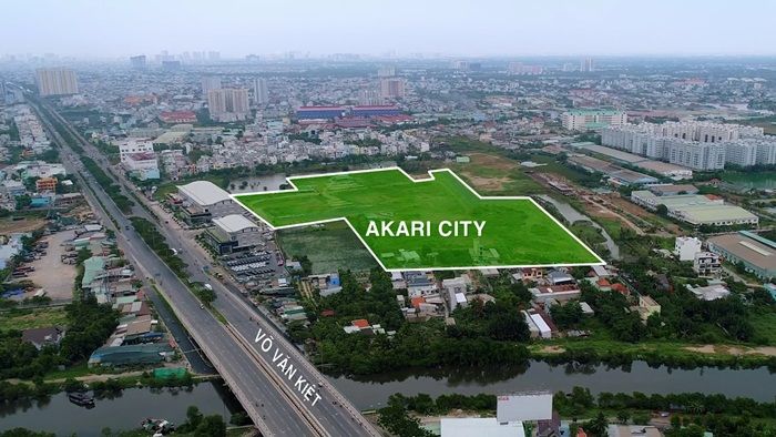 Vị trí dự án Akari City Nam Long Bình Tân