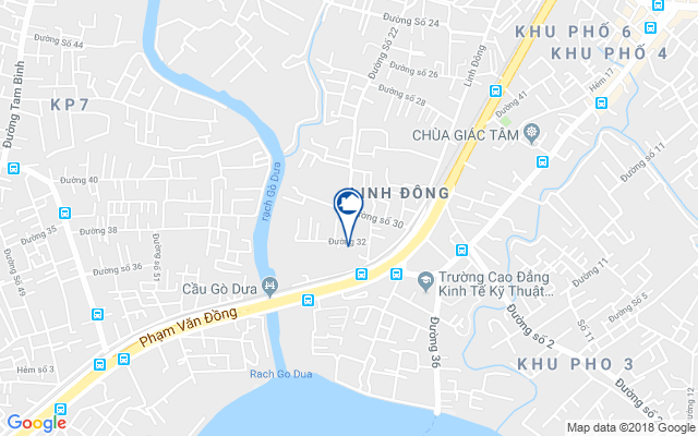 Vị trí dự án Sài Gòn Hoàng Anh