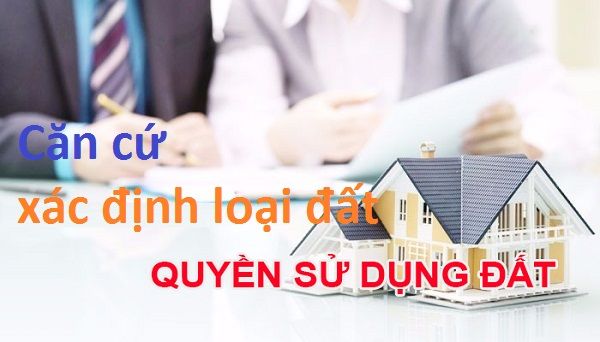 Căn cứ xác định loại đất theo quy định đất đai hiện hành