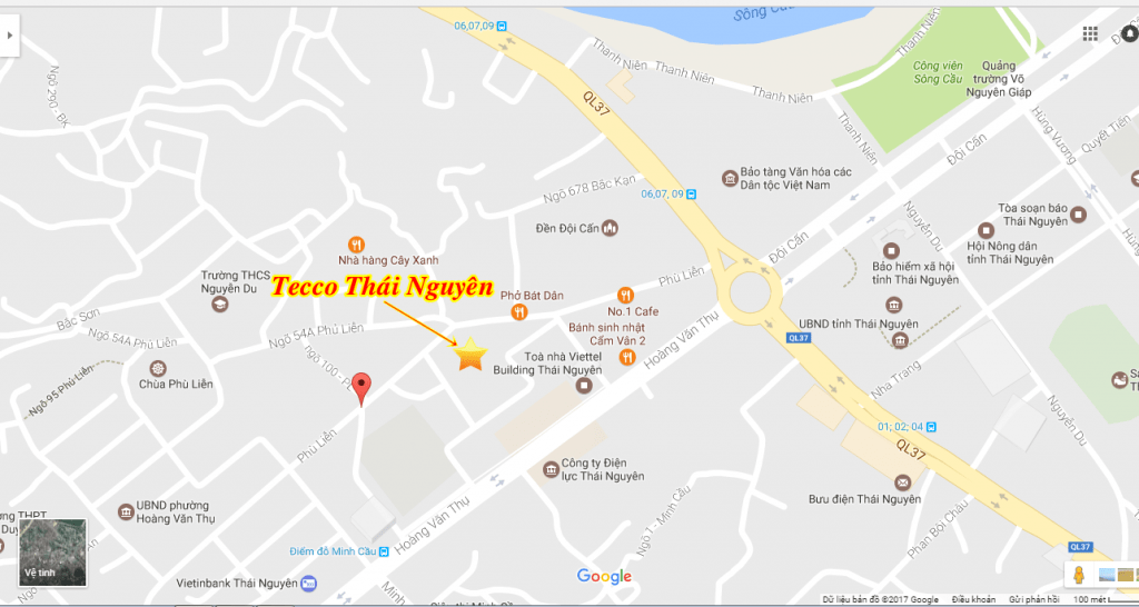 Chung cư Tecco Thái Nguyên sở hữu trí giao thông thuận tiện