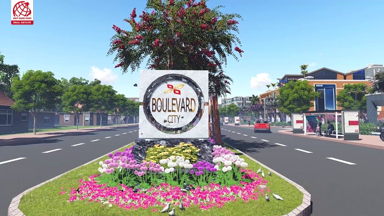 Hệ thống hạ tầng hoàn thiện dự án Boulevard City