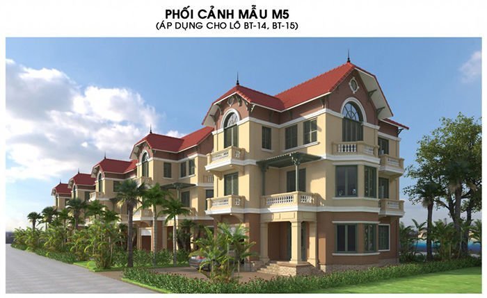 Nhà mẫu M5 dự án Khu đô thị Phú Lương