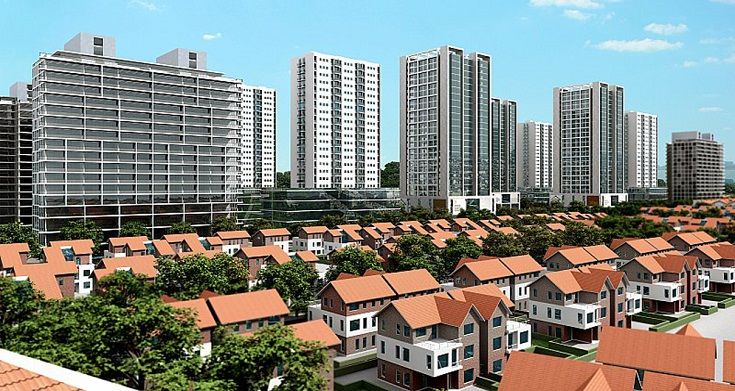 Phối cảnh dự án Khu đô thị mới Phú Lương 