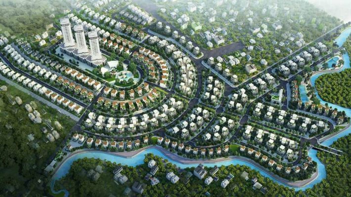 Phối toàn cảnh dự án Khu đô thị Phú Cát City