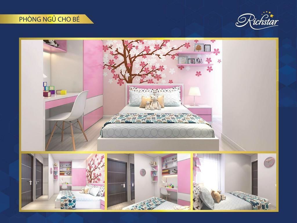 Phòng ngủ cho bé Căn hộ Richstar Tân Phú