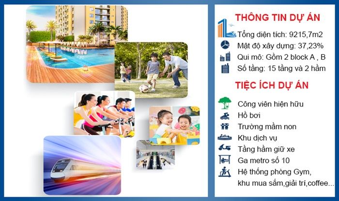 Tiện ích nội khu và ngoai khu của chung cư Depot Metro Tham Lương