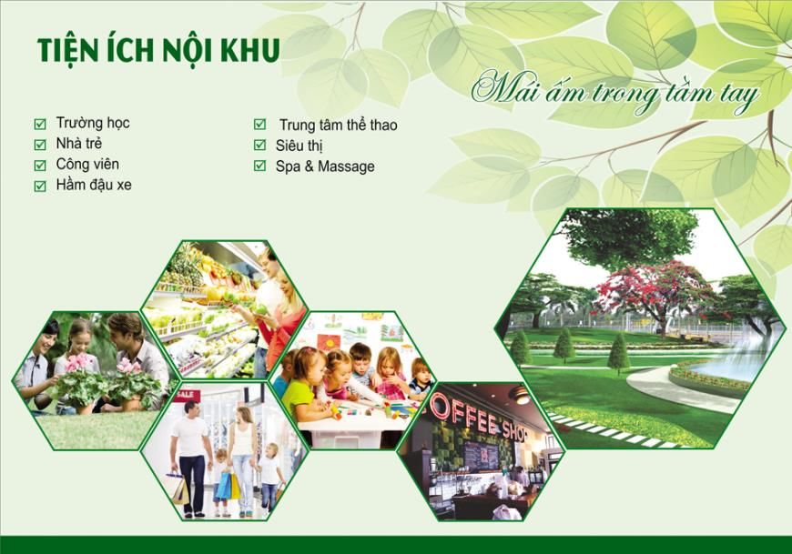 Tiện ích nội khu dự án Nam Phong Eco Town