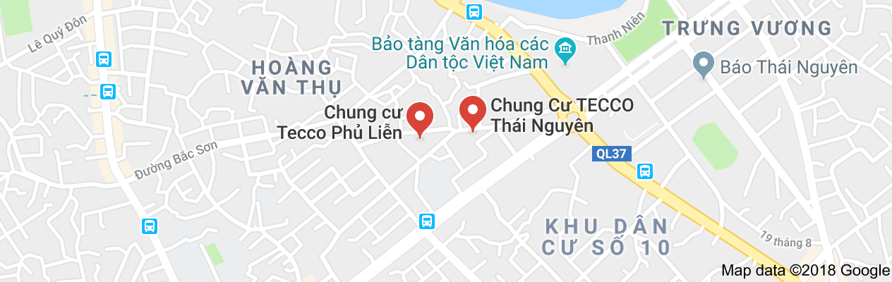 Vị trí dự án Chung cư Tecco Thái Nguyên