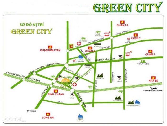 Vị trí dự án Khu đô thị Thuần Nghệ Green City