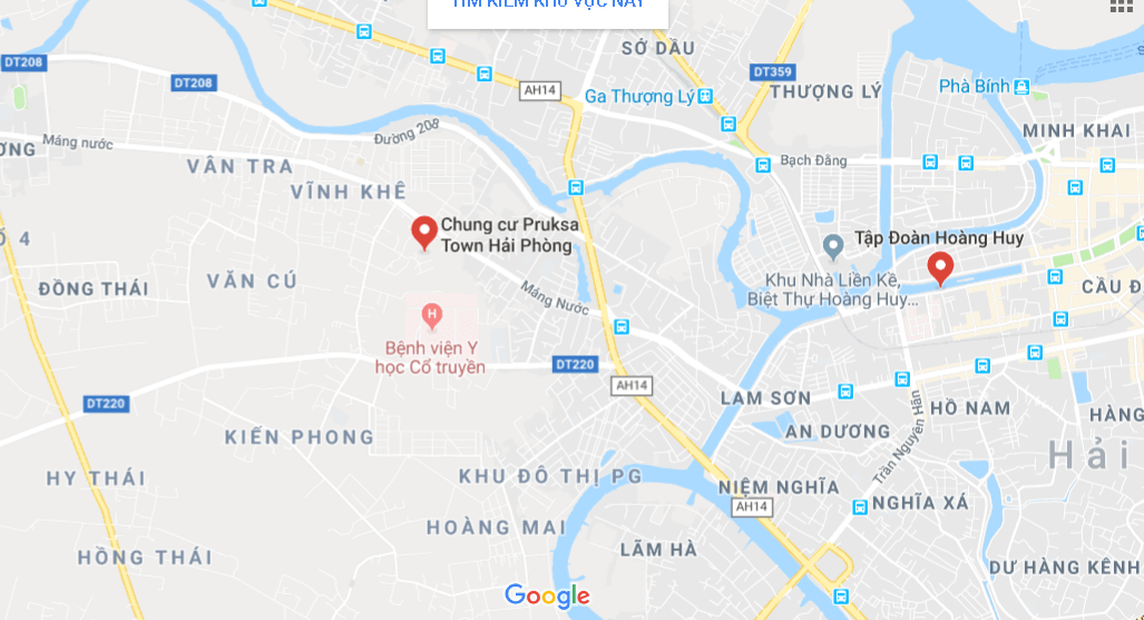 Vị trí Khu đô thị Golden Land Hoàng Huy