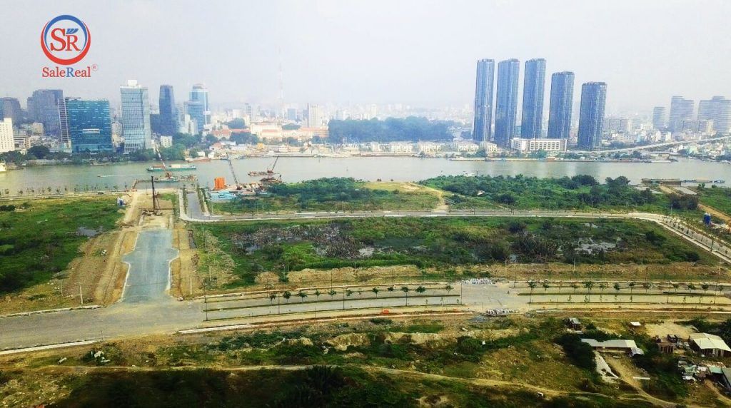View thực tế từ căn hộ The Metropole ra sông Sài Gòn về Quận 1