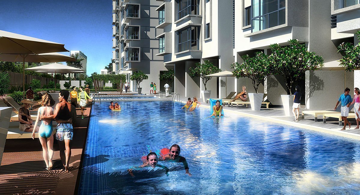 Bể bơi dự án Hà Nội Garden City