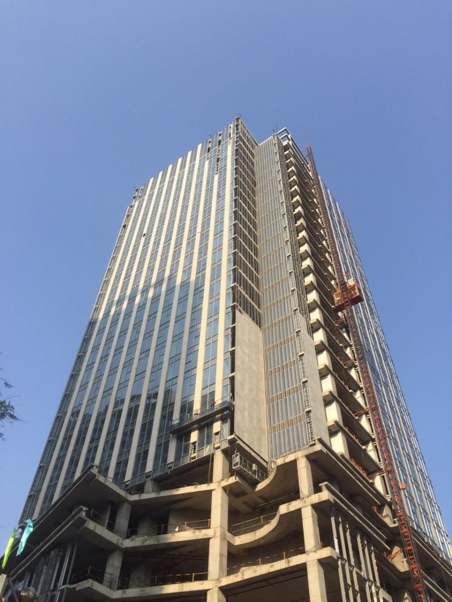 Hình ảnh thực tế dự án Chung cư MB Grand Tower đang thi công