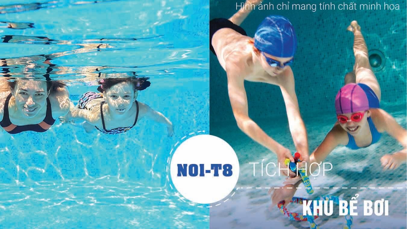 Khu bể bơi tích hợp dự án Chung cư N01-T8 Ngoại Giao Đoàn