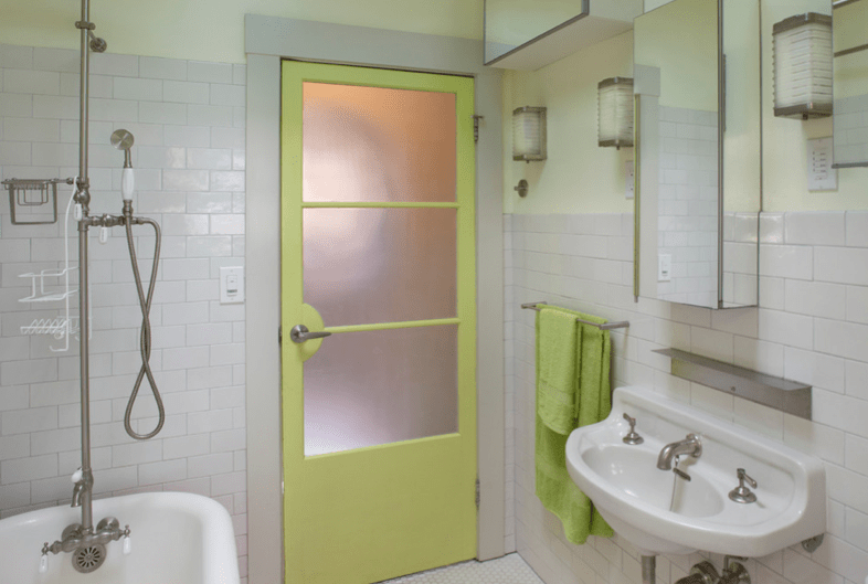 Mẫu cửa gỗ, nhựa lõi thép, nhôm kính nhà vệ sinh, nhà tắm 2019 - 9