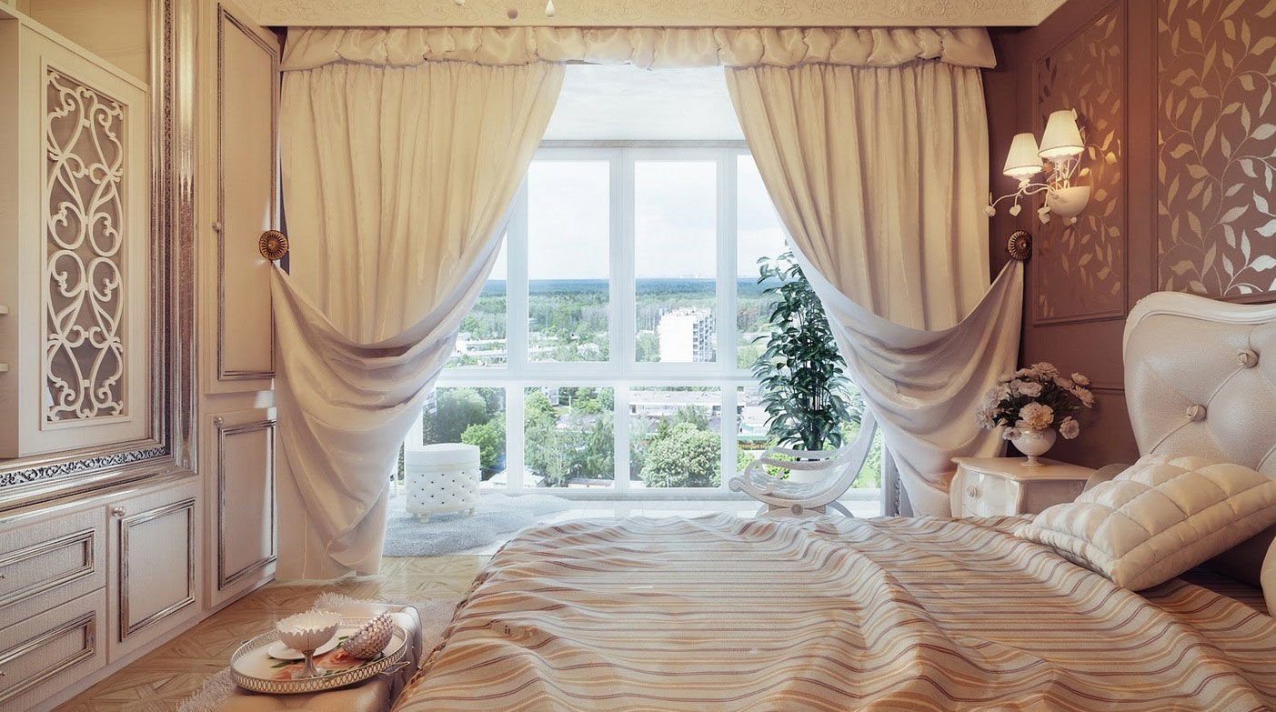 Căn phòng ngủ của bạn sẽ trở nên hiện đại cùng mẫu rèm vải voan