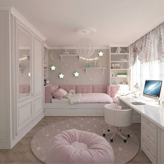 Sơn phòng ngủ nhỏ màu sáng - Cách trang trí phòng ngủ nhỏ hiện đại sang trọng