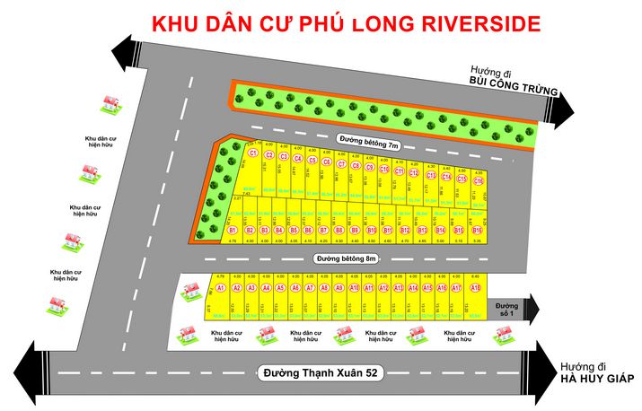 Quy hoạch dự án Khu dân cư Phú Long Riverside