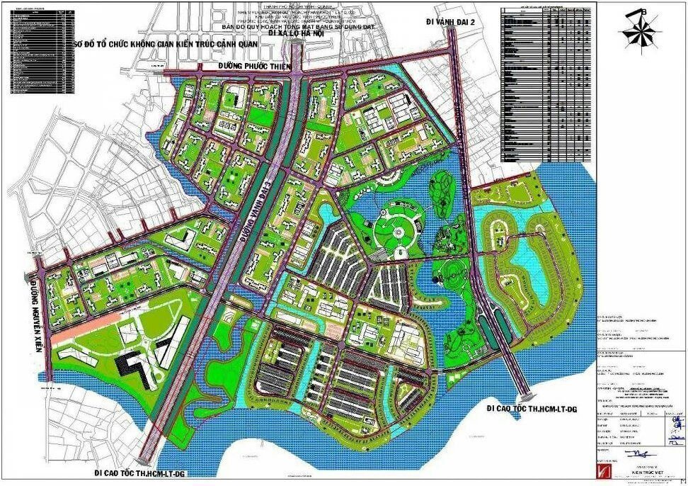 Quy hoạch hạ tầng dự án Chung cư Vincity quận 9