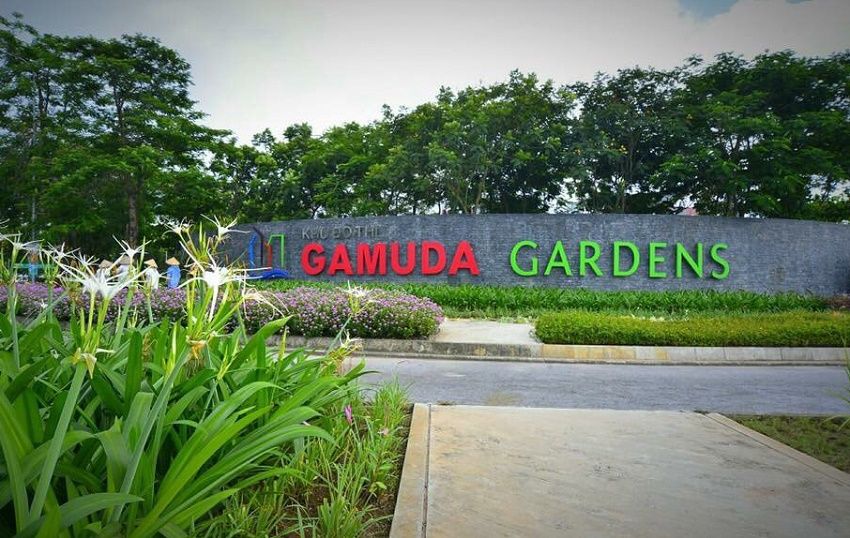 Sắc xanh trong khu đô thị Gamuda Gardens