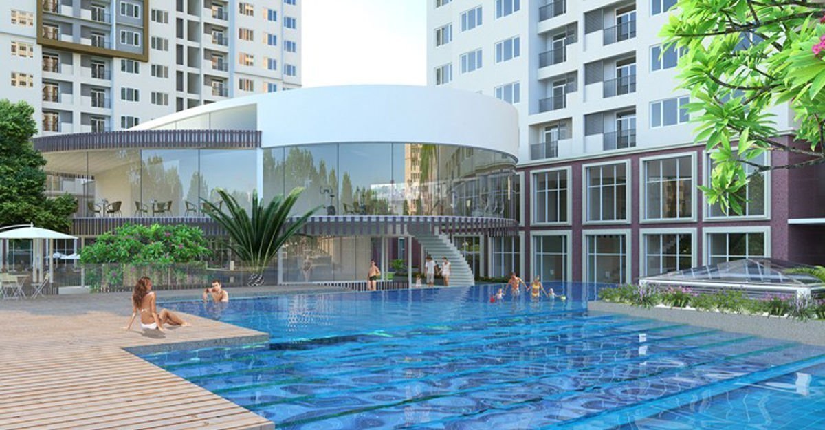 Thiết kế bể bơi tại dự án Sun Group Láng Hạ