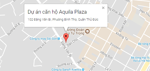 Vị trí dự án Aquila Plaza