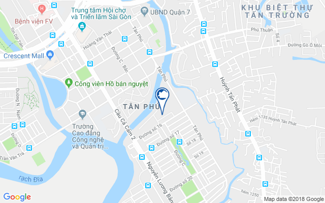 Vị trí dự án Chung cư Midtown Phú Mỹ Hưng